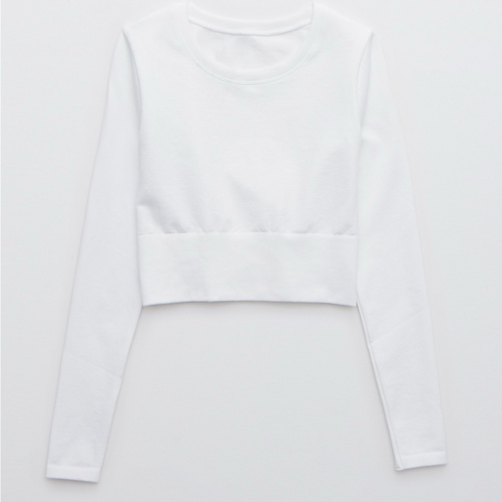 OFFLINE by Aerie Sidewalk Seamless Cropped Top - S